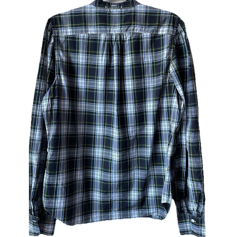 New Polo Ralph Lauren Women's Puff Sleeve Tartan Plaid Cotton Shirt. Sz 14 - Picture 3 of 3